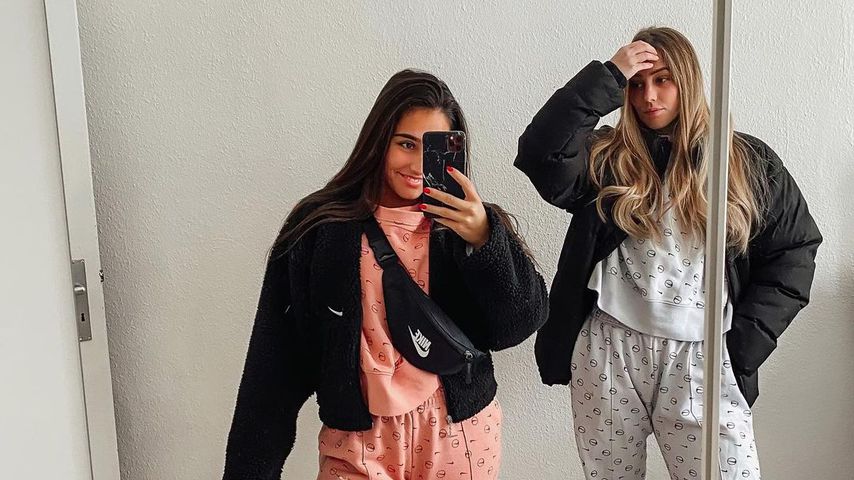 Aurelia Lamprecht und Melina Hoch im Partnerlook