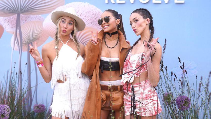 Aurora, Olivia und Sophia Culpo beim Revolve Festival 2023
