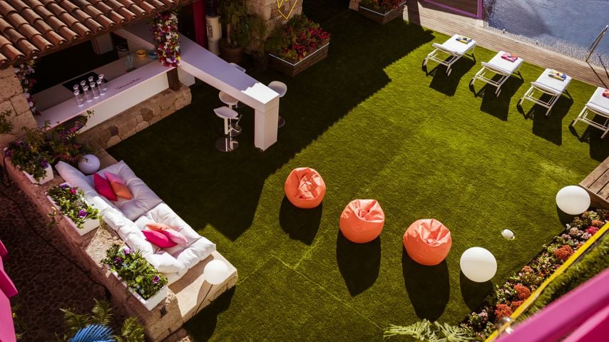 Der Außenbereich der neuen "Love Island"-Villa