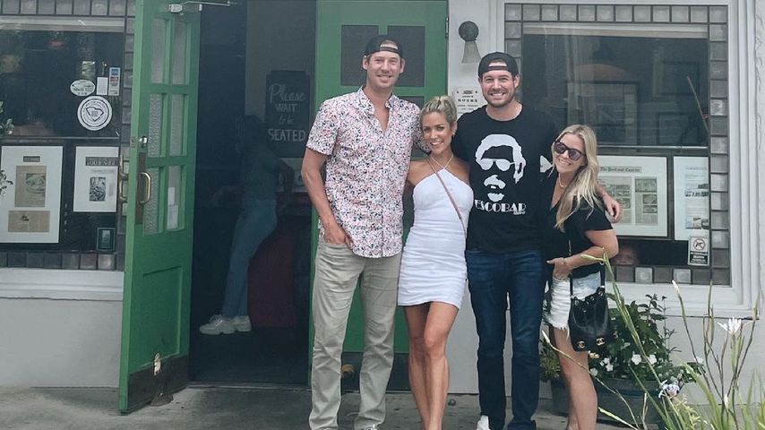 Austen Kroll und Kristin Cavallari mit zwei Freunden