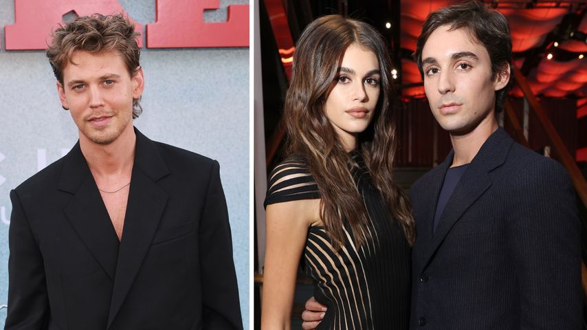 Collage: Austin Butler, Kaia Gerber und Travis Jackson