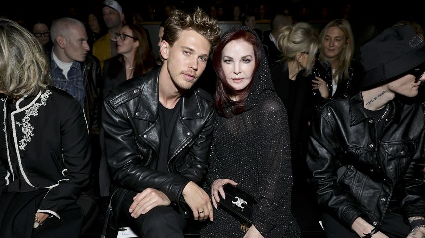 Austin Butler und Priscilla Presley im Dezember 2022