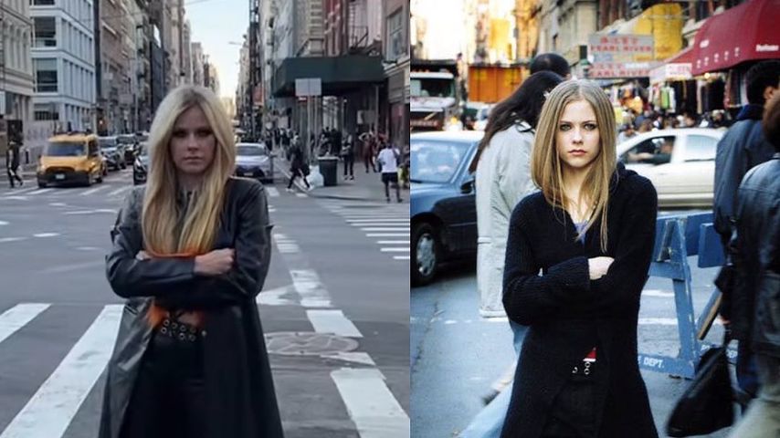 20 Jahre später: Avril Lavigne kopiert erstes Album-Cover