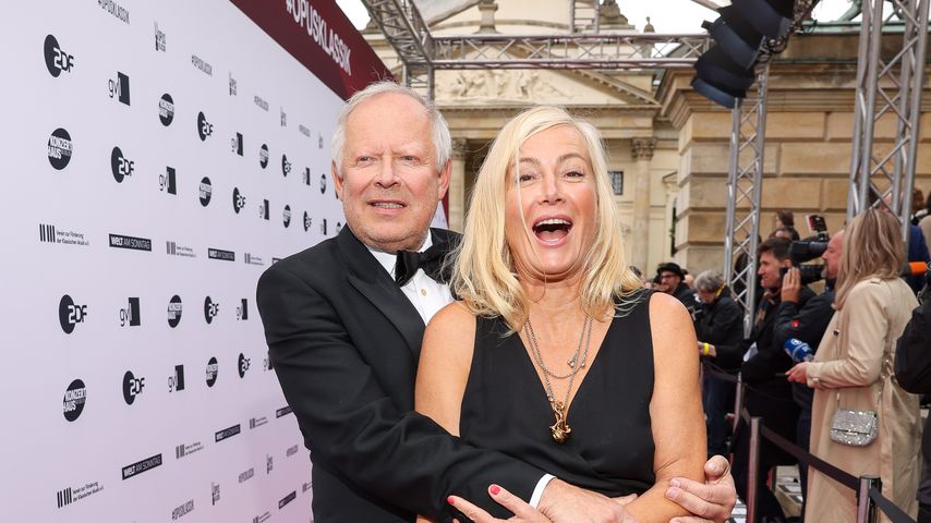 Schauspieler Axel Milberg und seine Frau Judith Milberg, Oktober 2024