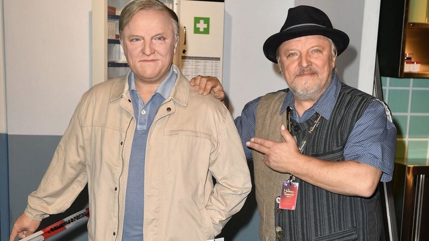Axel Prahl bei der Einweihung seiner Wachsfigur bei Madame Tussauds in Berlin
