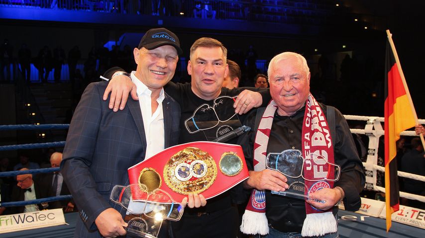 Axel Schulz, Dariusz Michalczewski und Ulli Wegner in München