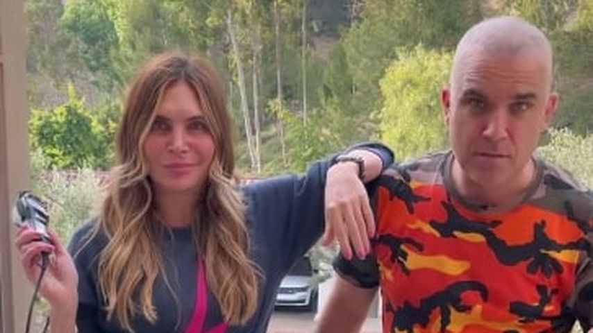Radikal! Ayda Field rasiert Robbie Williams eine Glatze!