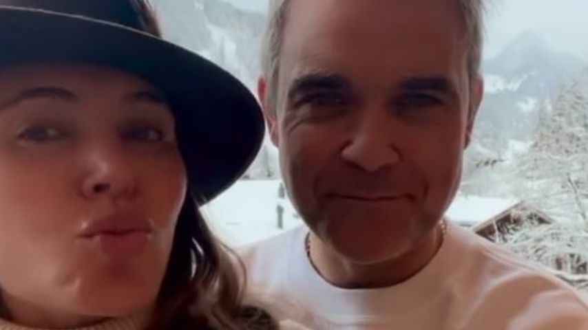 Ayda Field mit ihrem Ehemann Robbie Williams