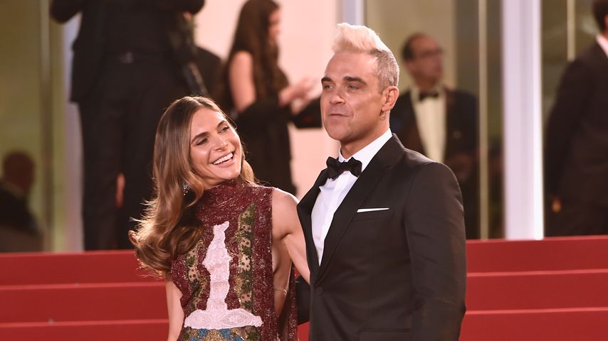 Ayda Field, mit ihrem Mann Robbie Williams