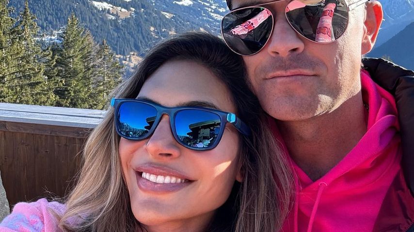 Ayda Field mit Robbie Williams, Februar 2024