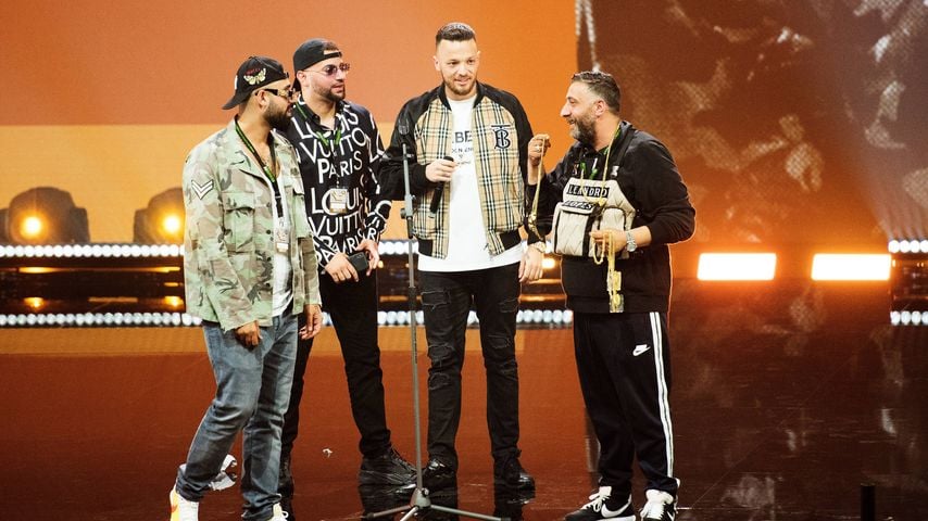 KMN Gang mit Azet, Miami Yacine, Zuna und Nash bei den HYPE AWARDS 2019 in Berlin
