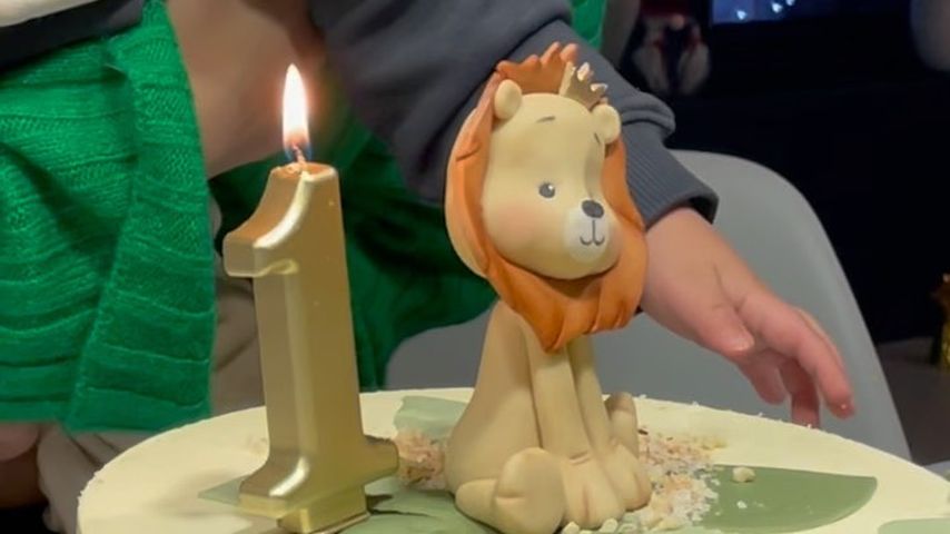 Baby Nelio an seinem ersten Geburtstag