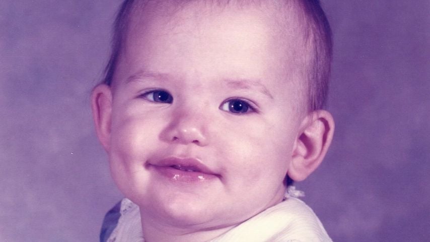 Babyfoto von Jennifer Garner