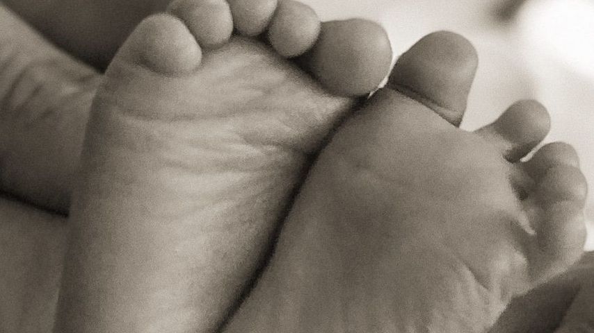 Babyfüße von Gracy Victorys Sohn, 2021