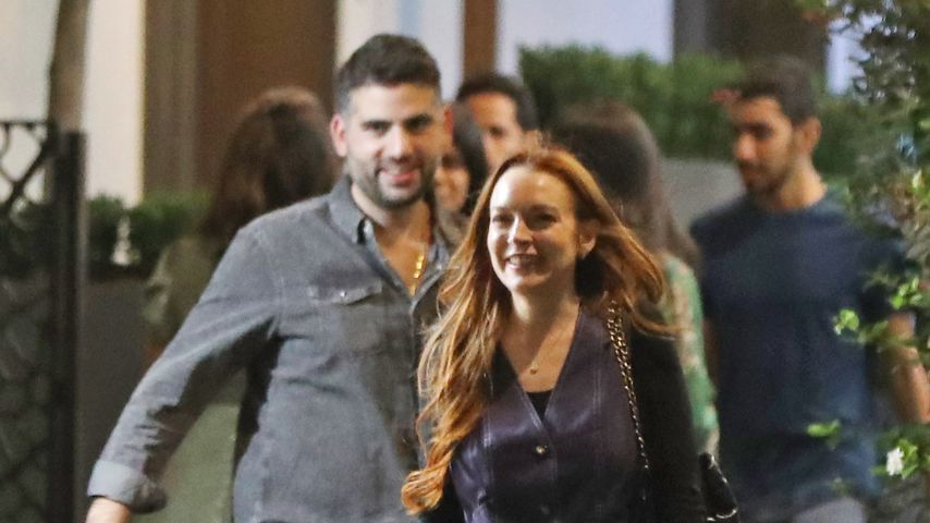 Stylish: Lindsay Lohan und ihr Bader strahlen um die Wette