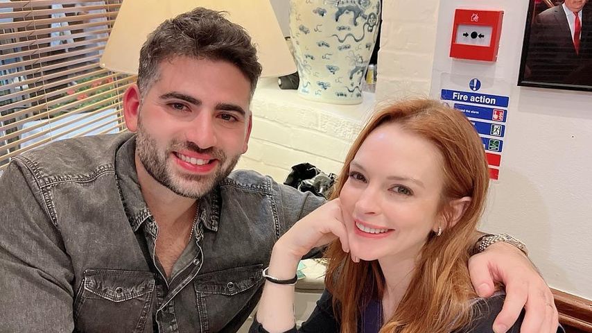 Bader Shammas und Lindsay Lohan im August 2022