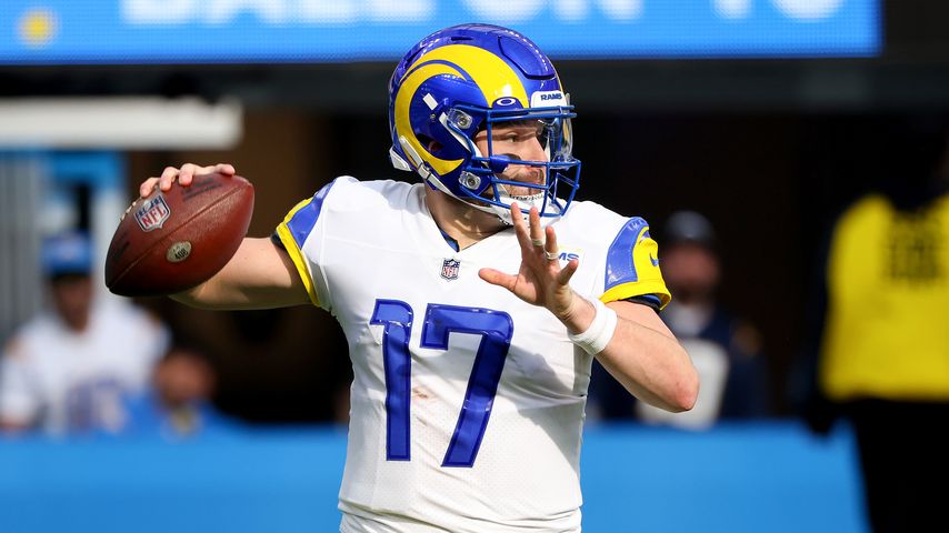 Baker Mayfield beim Spiel der Los Angeles Rams gegen die Chargers