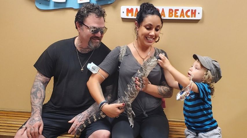Bam Margera und Nicole Boyd  mit ihrem Sohn, Mai 2022
