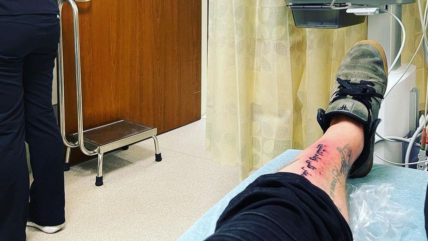 Bam Margeras Tattoo auf dem Bein