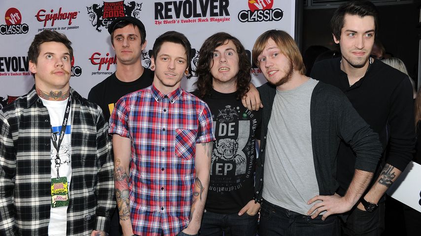 Daniel Williams mit seiner Band Devil Wears Prada im Jahr 2010