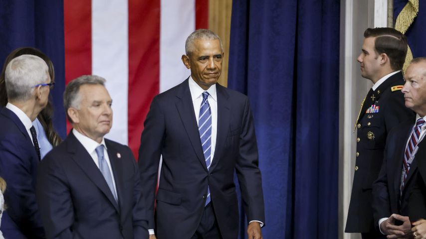 Barack Obama bei der Amtseinführung von Donald Trump als Präsident der USA, 20. Januar 2025