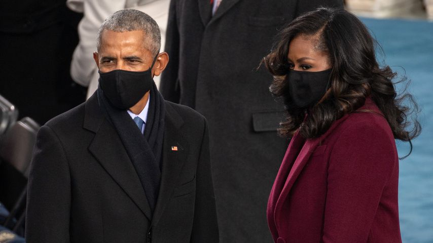 Barack Obama und Michelle Obama bei der Amtseinführung von Joe Biden im Januar 2021