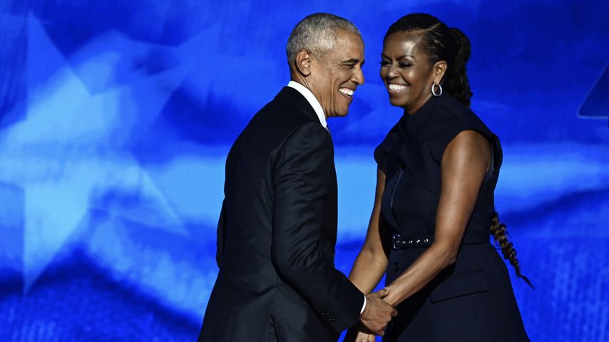 Barack Obama und Michelle Obama, August 2024