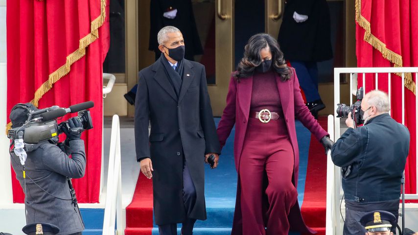 Barack und Michelle Obama bei Joe Bidens Vereidigung