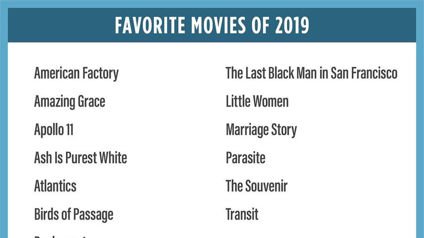 Barack Obamas Lieblingsfilme 2019