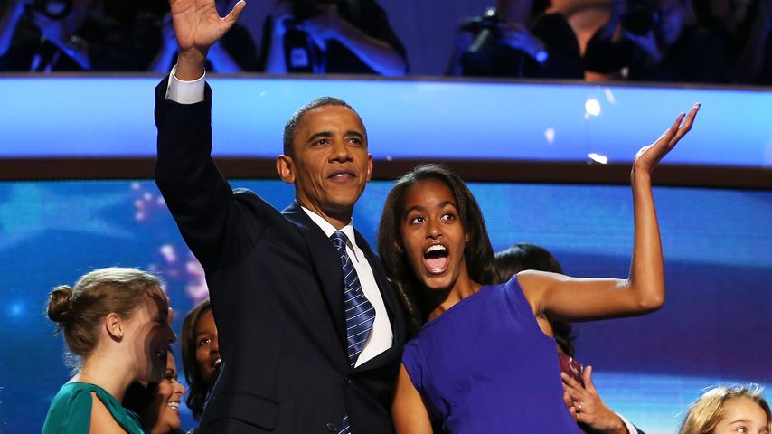 Barack und Malia Obama im Jahr 2012