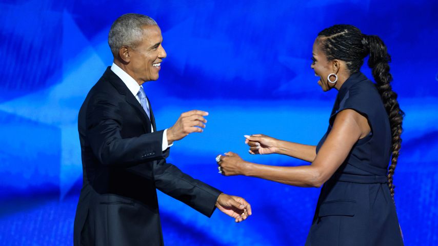 Barack und Michelle Obama in Chicago im August 2024