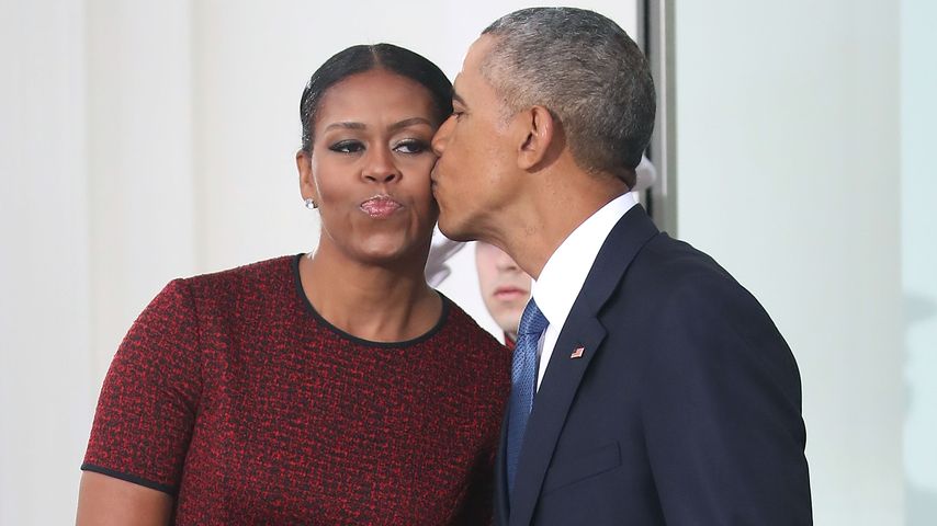 Barack und Michelle Obama im Januar 2017