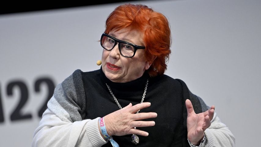 Barbara Salesch spricht bei den Medientagen München im ICM, 18.10.2022