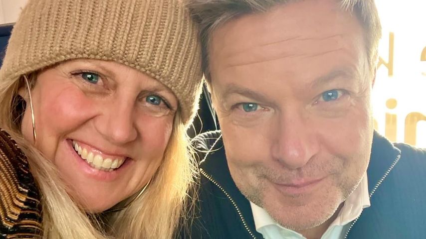 Barbara Schöneberger und Robert Habeck im Februar 2025