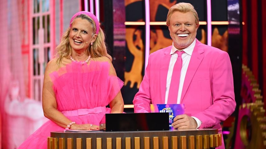 Barbara Schöneberger und Stefan Raab bei "Wer weiß wie wann was war"