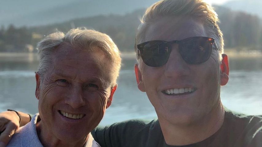 Bastian Schweinsteiger und sein Vater Alfred, Oktober 2020