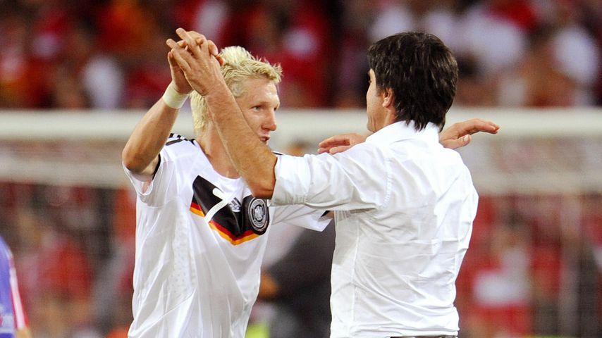 Bastian Schweinsteiger und Joachim Löw