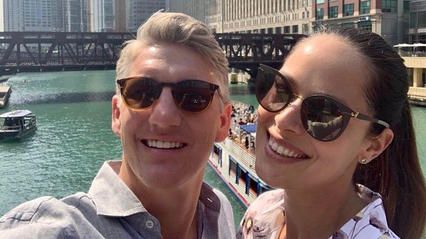Bastian Schweinsteiger und Ana Ivanovic in Chicago, Juli 2019