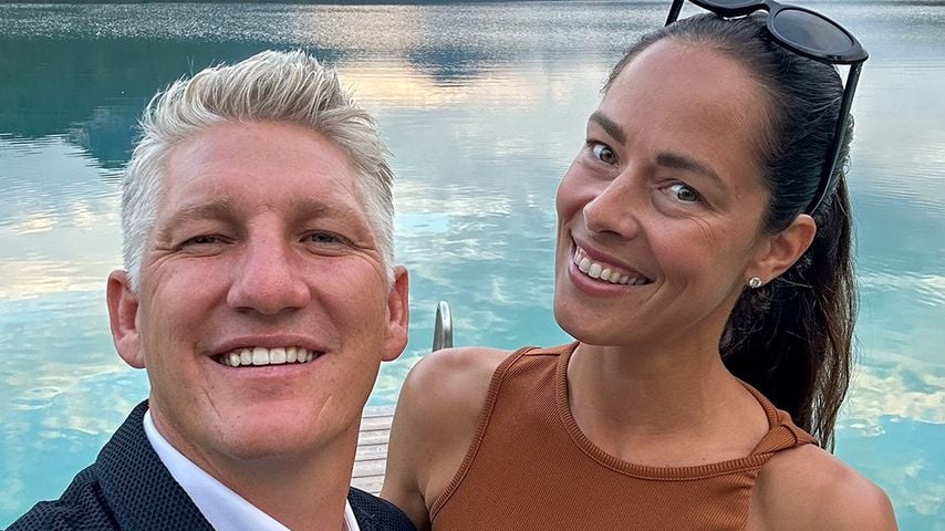 Bastian Schweinsteiger und Ana Ivanović im August 2024