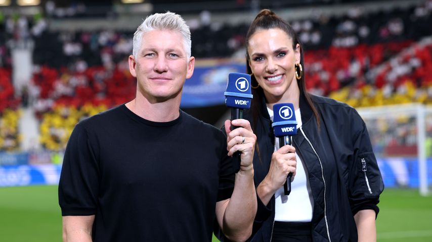 Bastian Schweinsteiger und Esther Sedlaczek