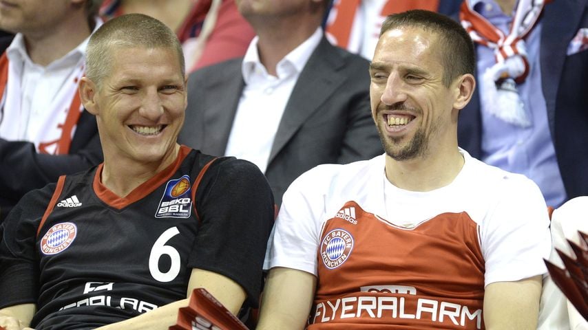Bastian Schweinsteiger und Franck Ribéry, Fußball-Stars