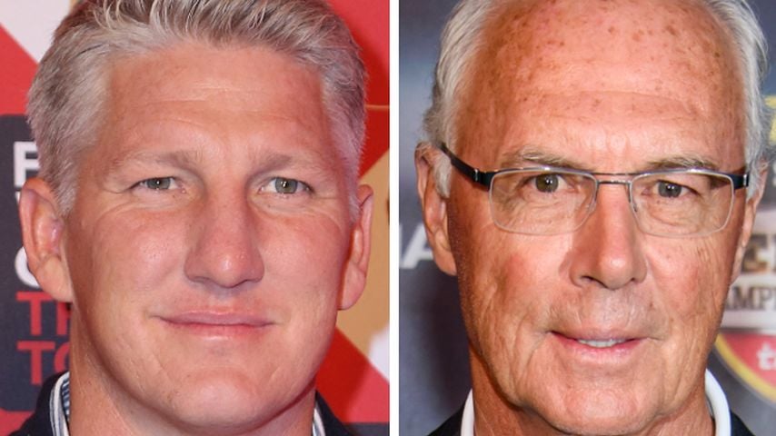 Schweini ehrt Franz Beckenbauer (†78) bei Charity-Golf-Event