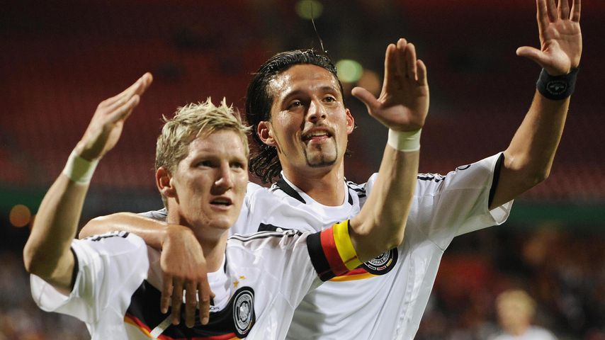 Bastian Schweinsteiger und Kevin Kuranyi 2008 in Nürnberg