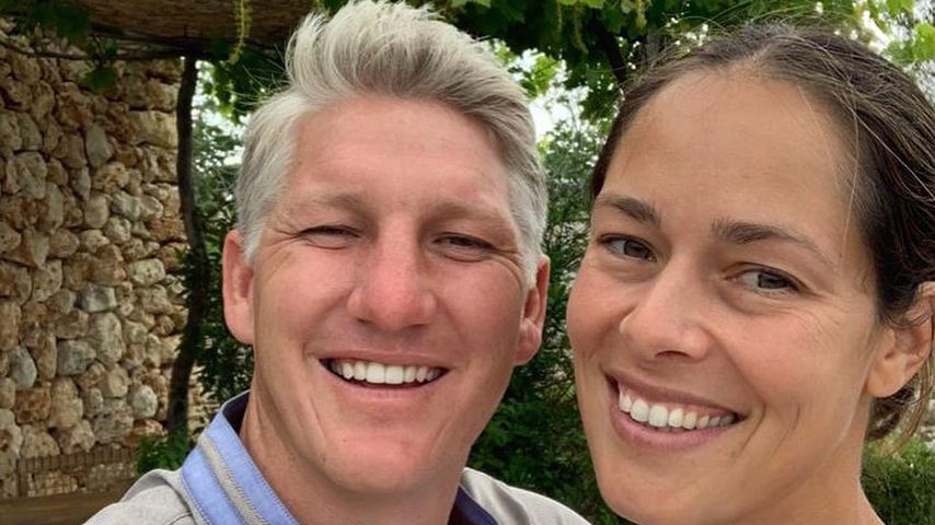 Bastian Schweinsteiger und seine Frau Ana Ivanović im Juli 2021