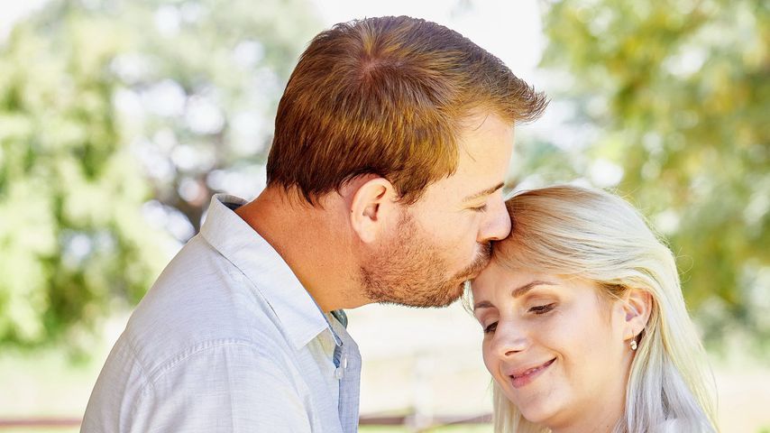Bauer Gerald und Anna Heiser mit ihrem Sohn