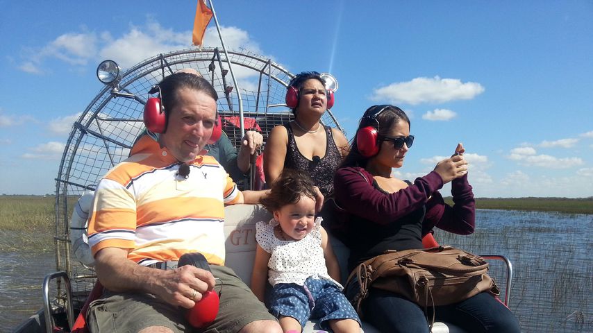 Bauer Josef und Narumol mit Jorafina und Jenny in Florida, 2013