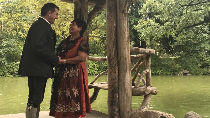 Bauer Josef und seine Frau Narumol in New York