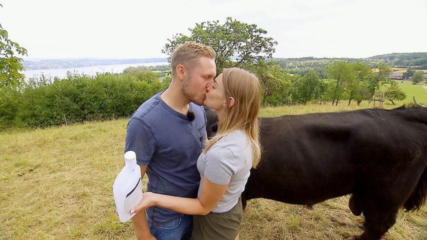 Bauer Patrick und seine Hofdame Julia