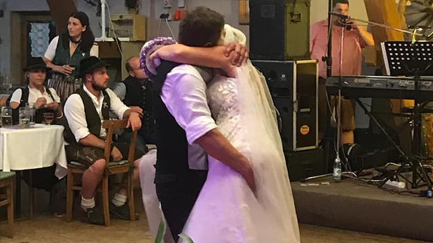 "Bauer sucht Frau"-Stephan und seine Braut Steffi bei ihrer Hochzeit im Sommer 2019