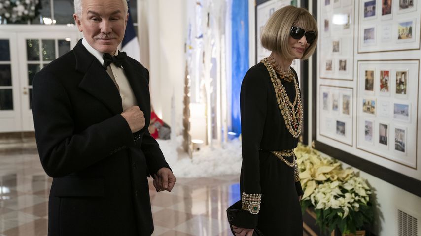 Bazmark Luhrmann und Anna Wintour im Weißen Haus